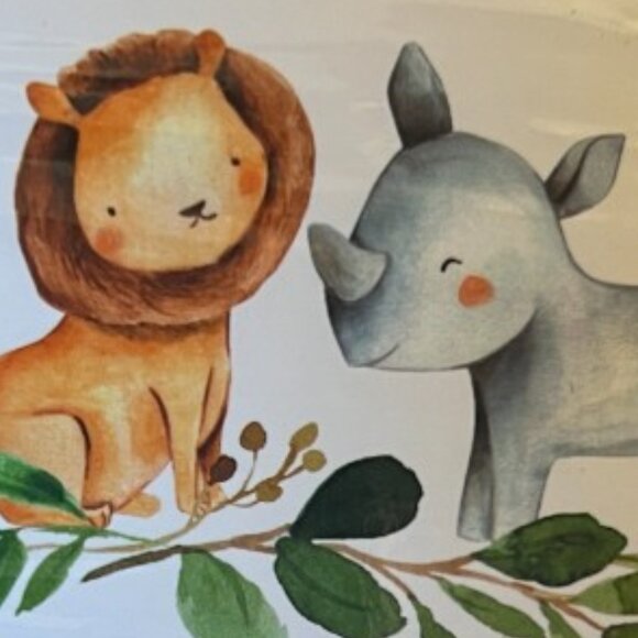 NWT! 25 Ewired SAFARI THANK YOU CARDS Elephant Lion Hippo Giraffe - Picture 7 of 9